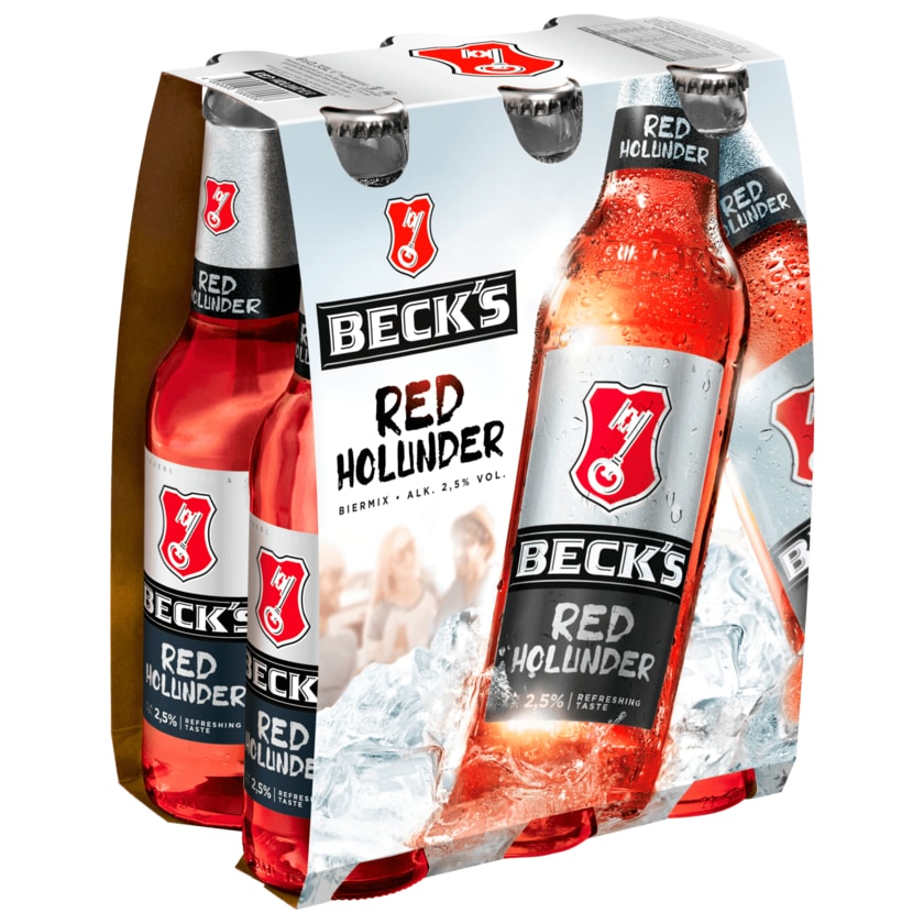 Beck's Red Holunder 6x0,33l